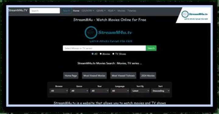 Top 10 Free Movie Streaming Sites Like StreamM4u in 2024