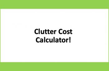 Calculate Clutter Cost