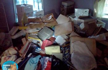 Hoarding house cleaning